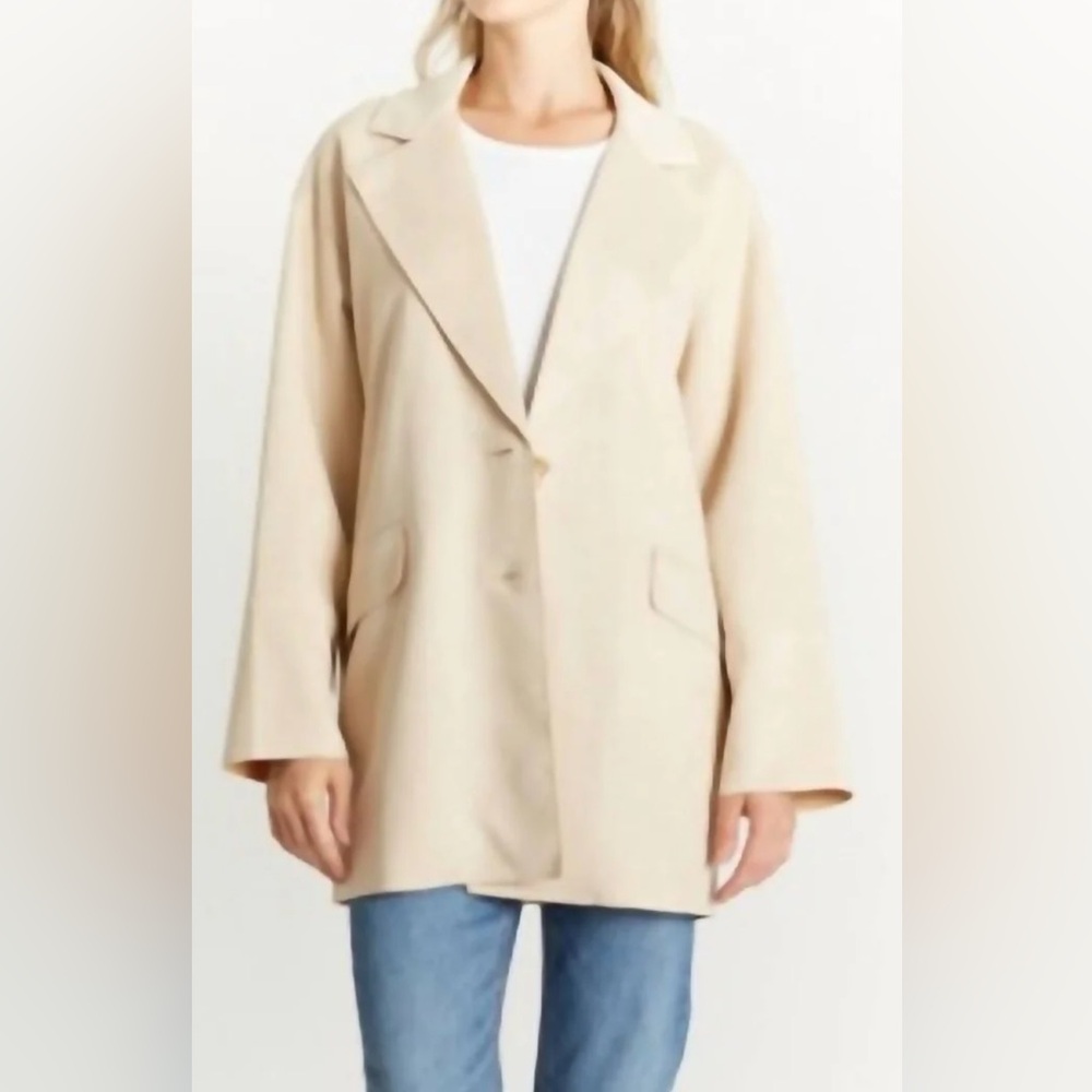 OAT New York Raw Edge Suede Jacket